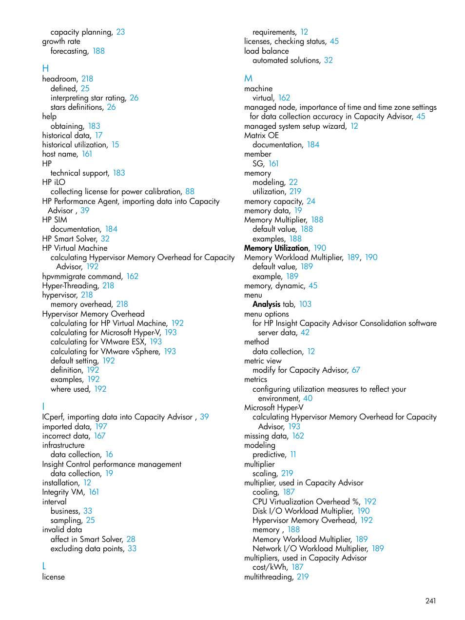 HP Matrix Operating Environment Software User Manual | Page 241 / 245