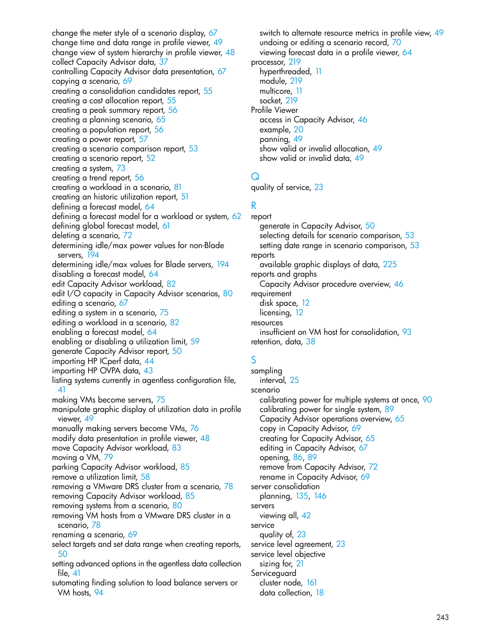 HP Matrix Operating Environment Software User Manual | Page 243 / 245