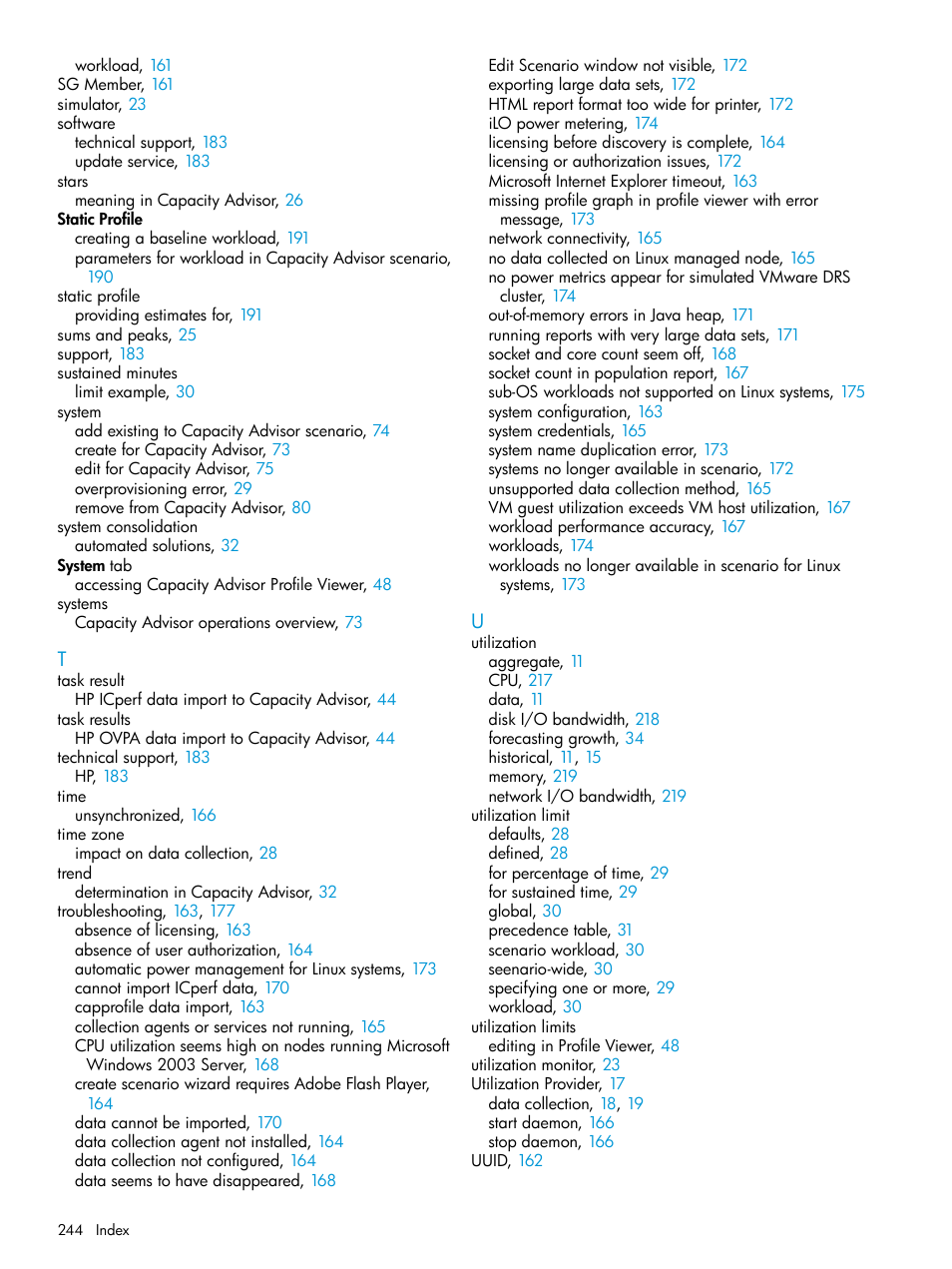 HP Matrix Operating Environment Software User Manual | Page 244 / 245