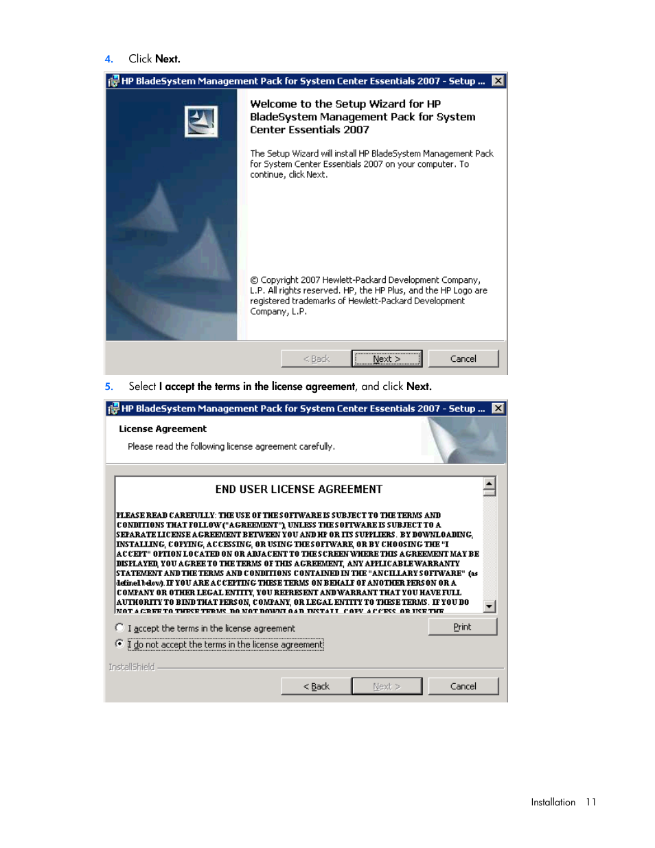 HP ProLiant BL465c Server Blade User Manual | Page 11 / 73