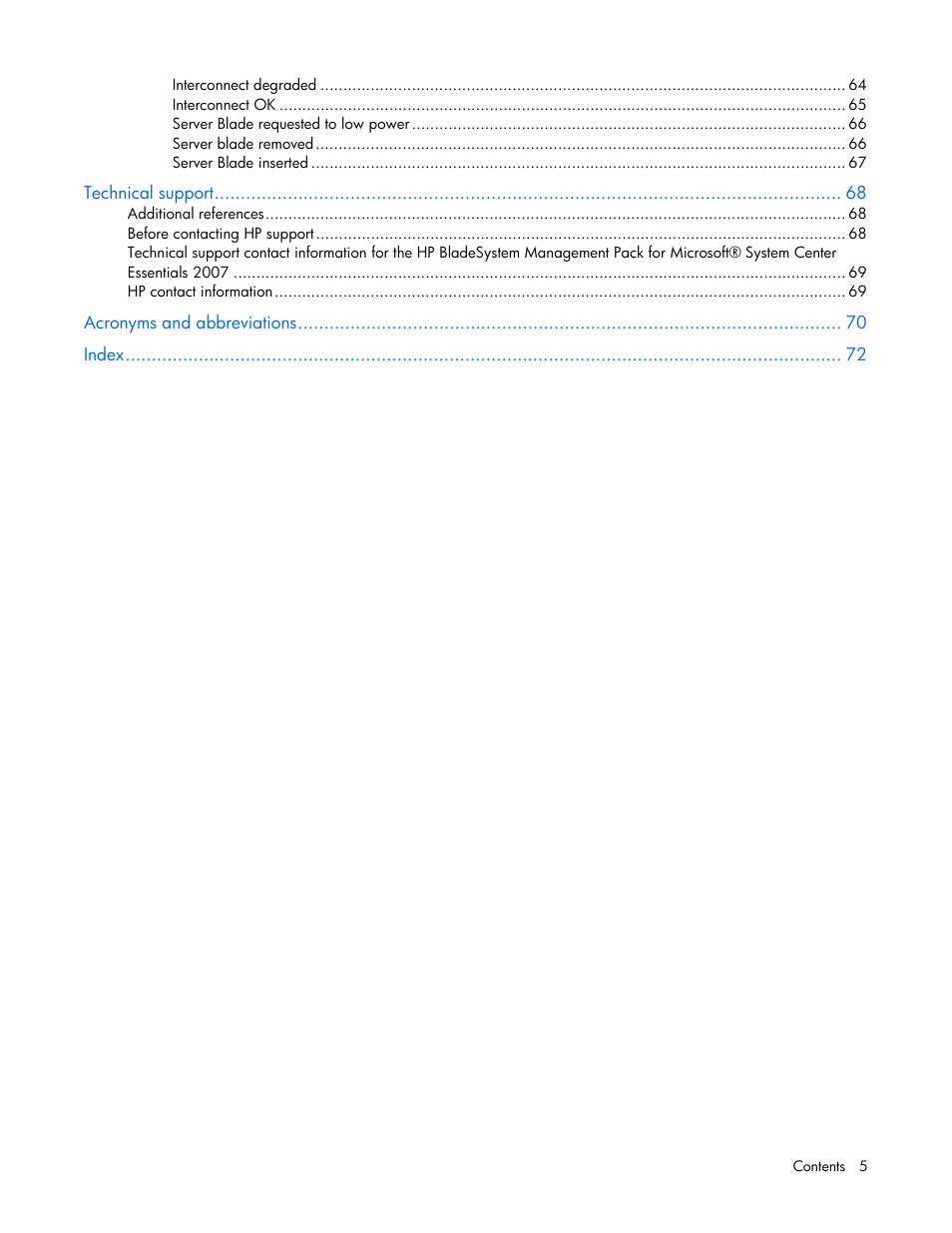 HP ProLiant BL465c Server Blade User Manual | Page 5 / 73