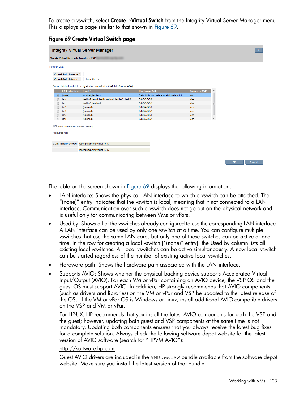 HP Matrix Operating Environment Software User Manual | Page 103 / 148