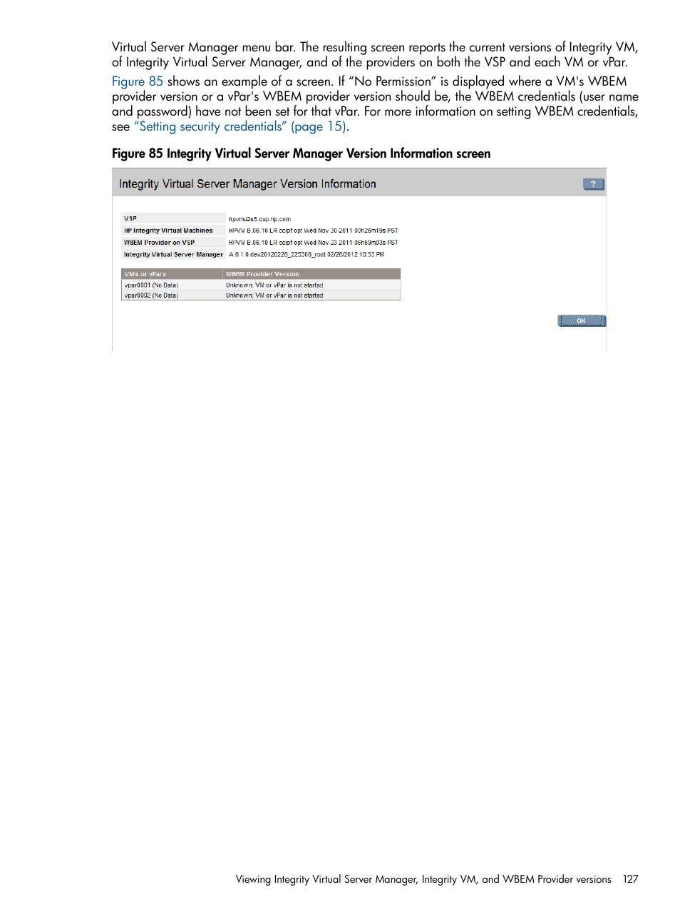 HP Matrix Operating Environment Software User Manual | Page 127 / 148