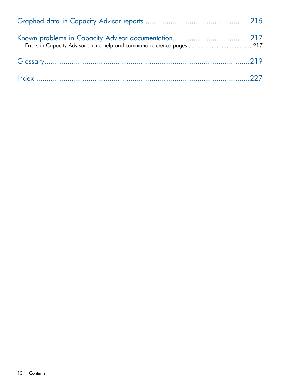 HP Matrix Operating Environment Software User Manual | Page 10 / 233