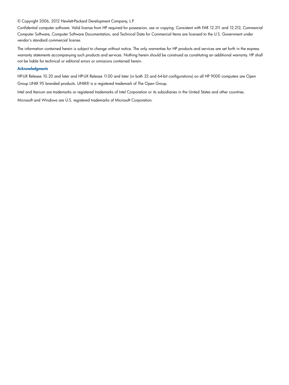 HP Matrix Operating Environment Software User Manual | Page 2 / 233