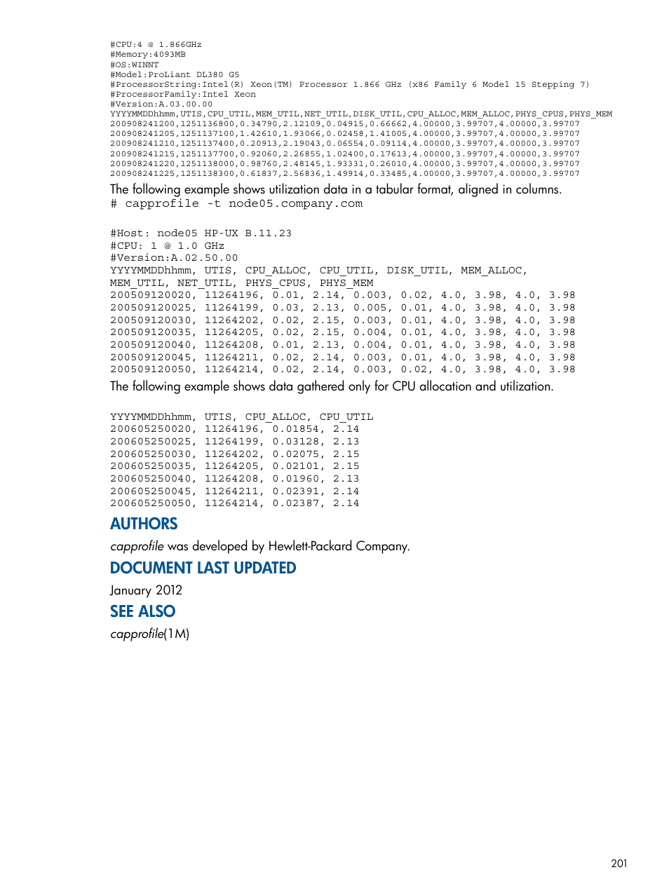 Authors, Document last updated, See also | HP Matrix Operating Environment Software User Manual | Page 201 / 233