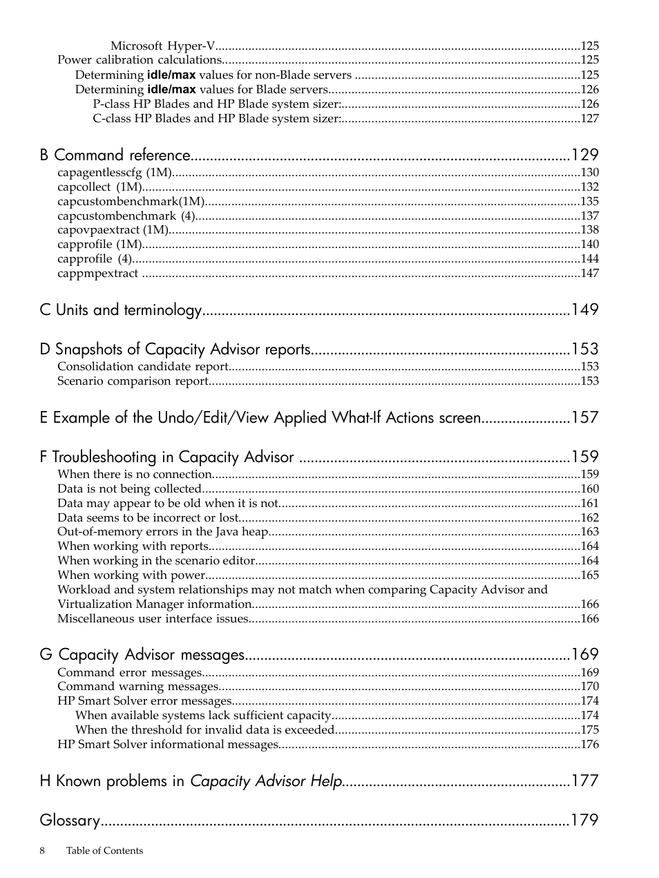 HP Matrix Operating Environment Software User Manual | Page 8 / 192