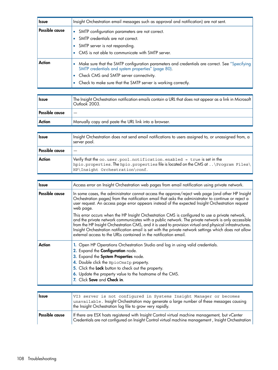 HP Matrix Operating Environment Software User Manual | Page 108 / 137