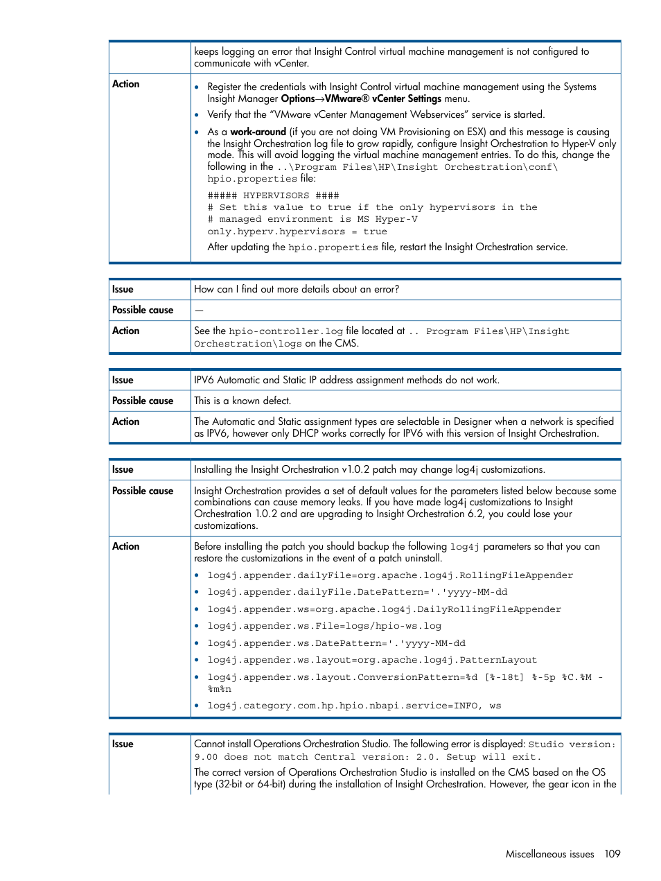 How can i find out more details about an error | HP Matrix Operating Environment Software User Manual | Page 109 / 137
