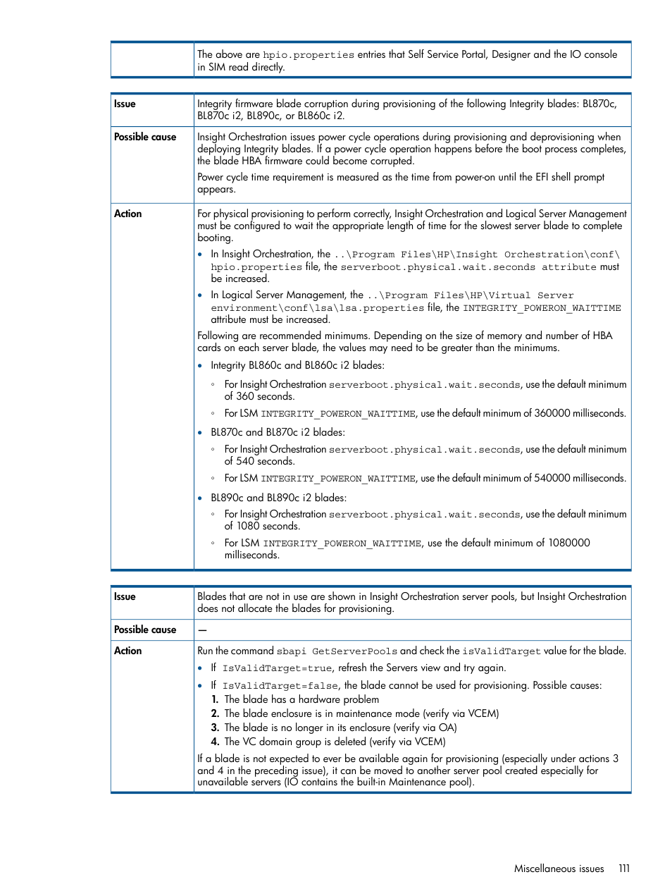 HP Matrix Operating Environment Software User Manual | Page 111 / 137