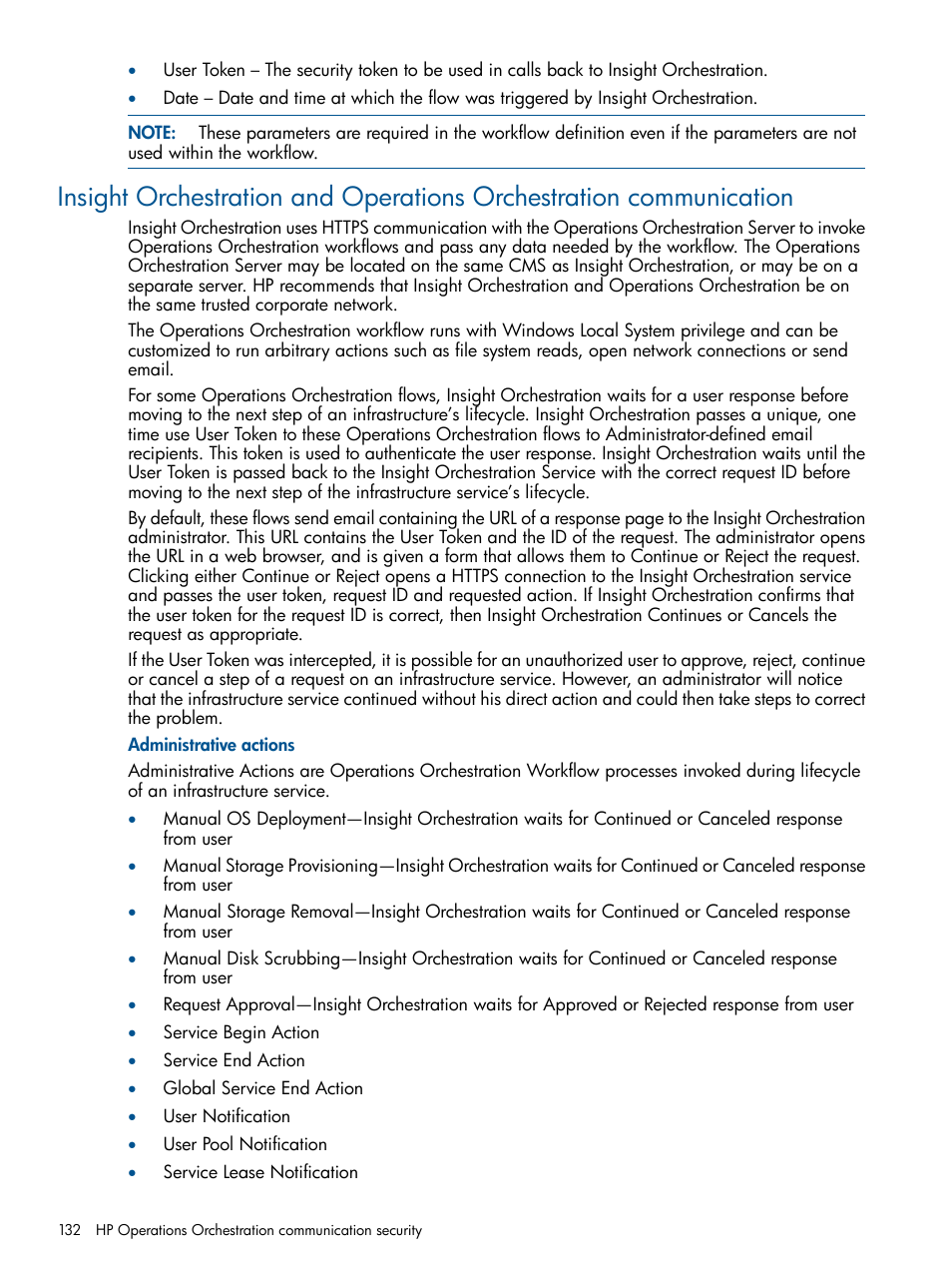 HP Matrix Operating Environment Software User Manual | Page 132 / 137