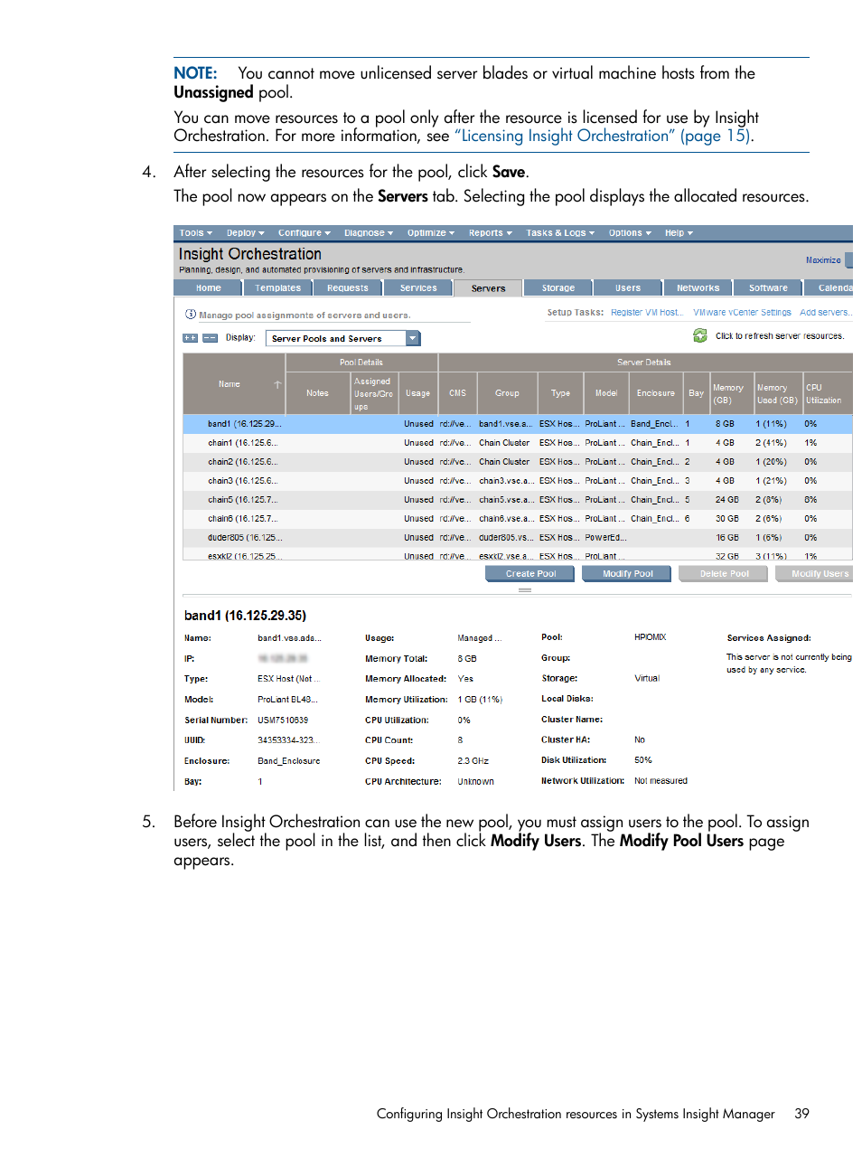 HP Matrix Operating Environment Software User Manual | Page 39 / 137