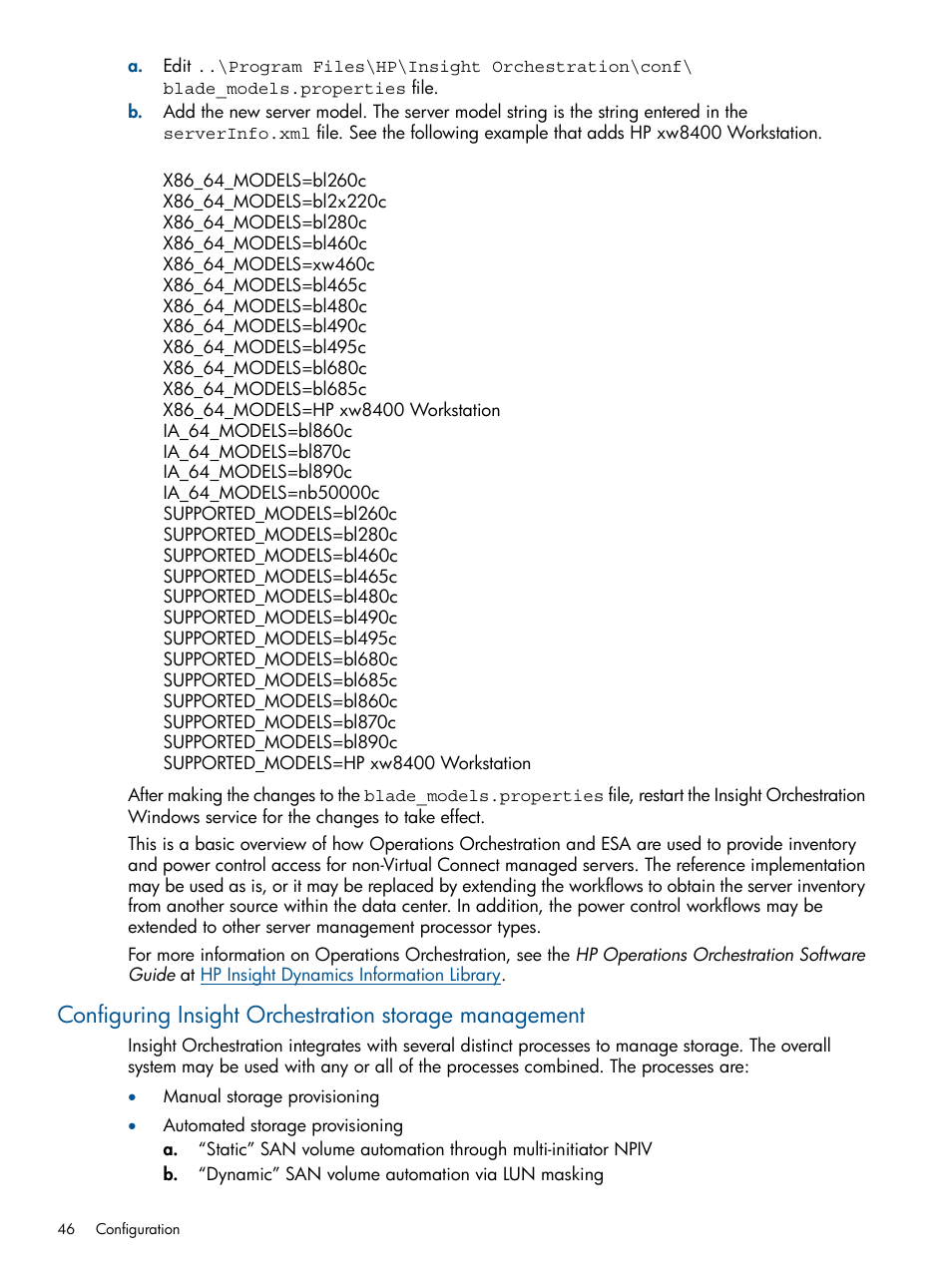 HP Matrix Operating Environment Software User Manual | Page 46 / 137