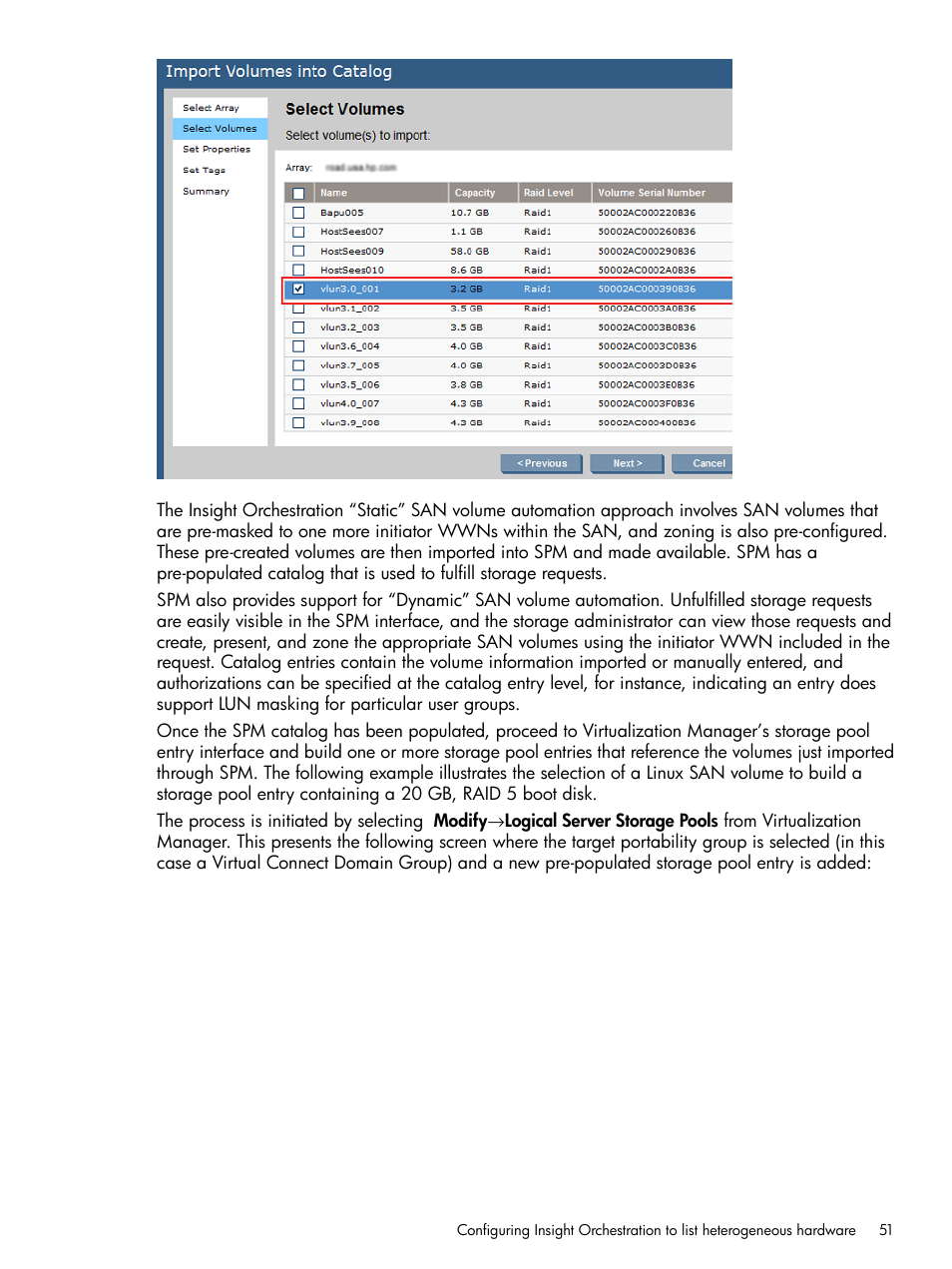 HP Matrix Operating Environment Software User Manual | Page 51 / 137