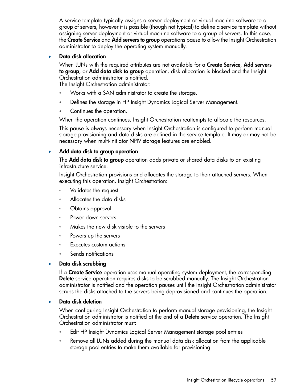 HP Matrix Operating Environment Software User Manual | Page 59 / 137