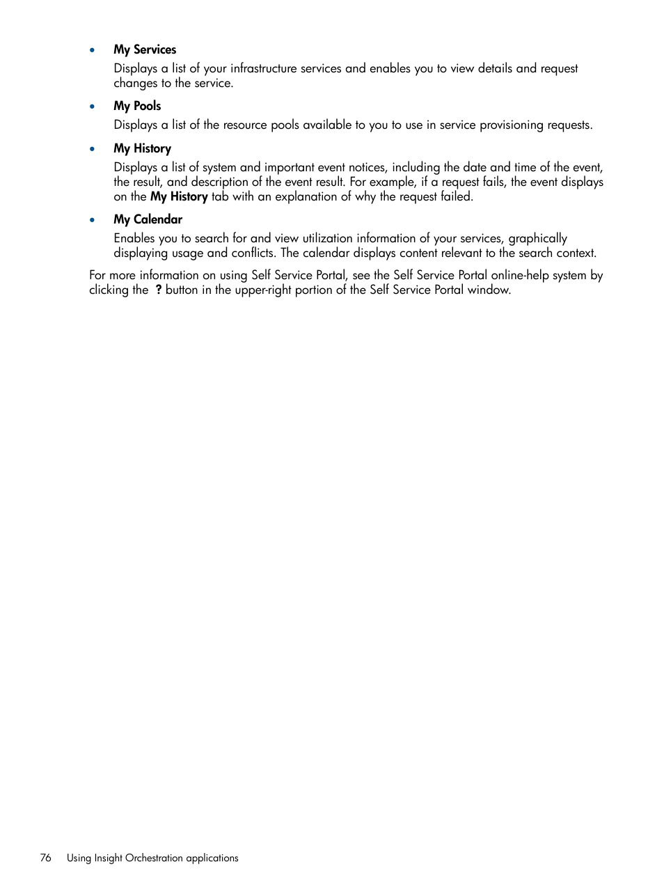 HP Matrix Operating Environment Software User Manual | Page 76 / 137