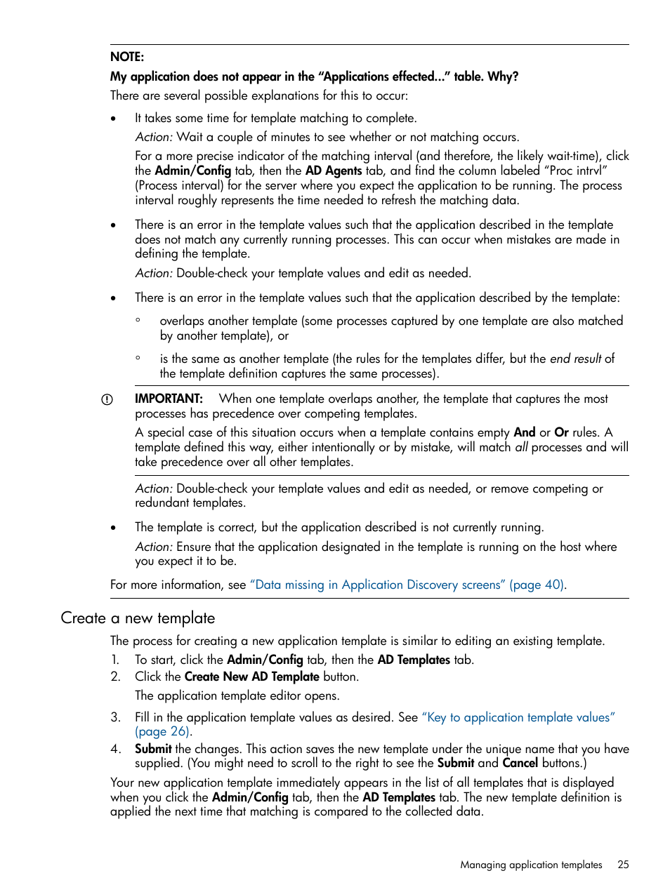 Create a new template | HP Matrix Operating Environment Software User Manual | Page 25 / 79