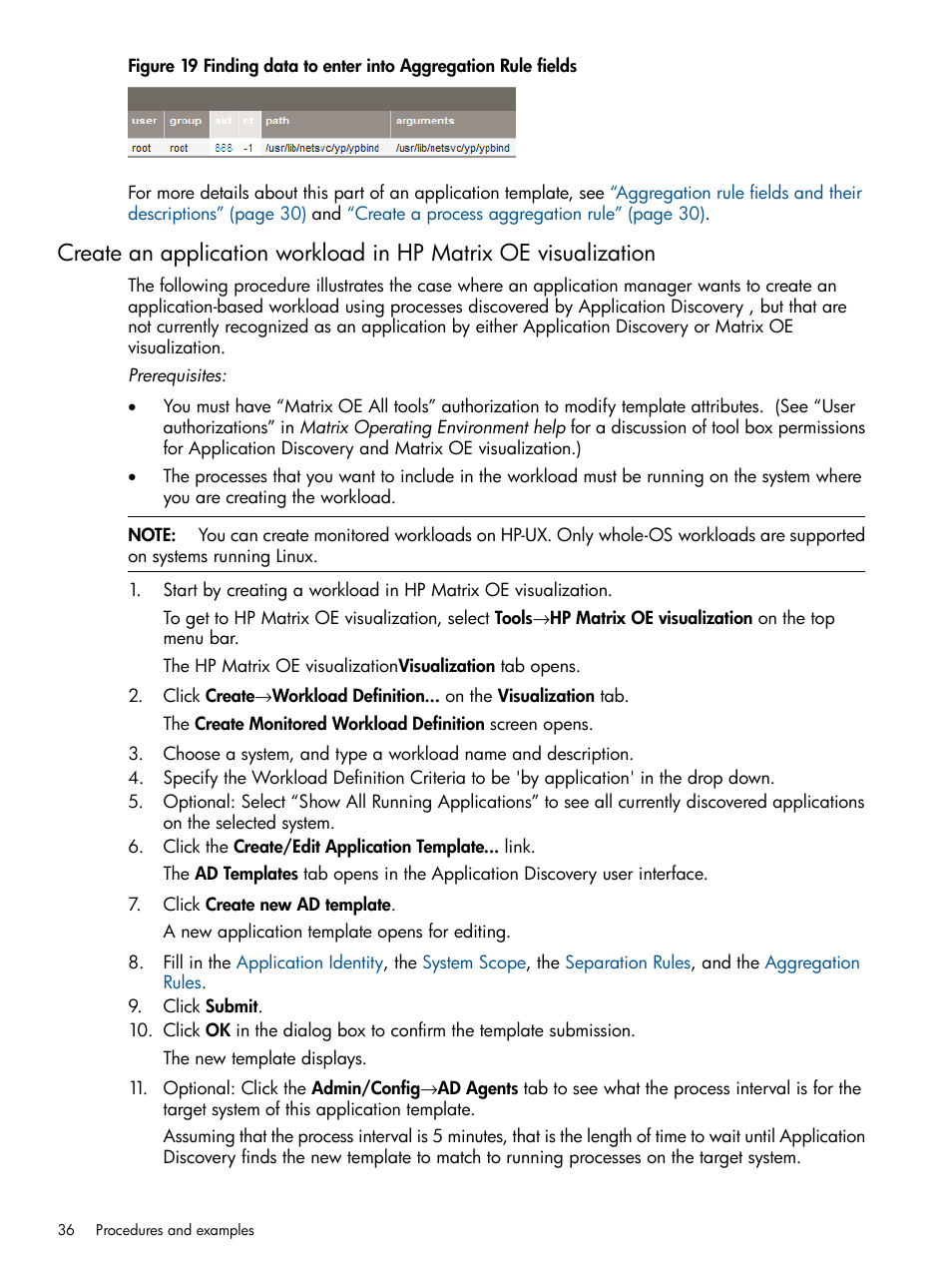 HP Matrix Operating Environment Software User Manual | Page 36 / 79