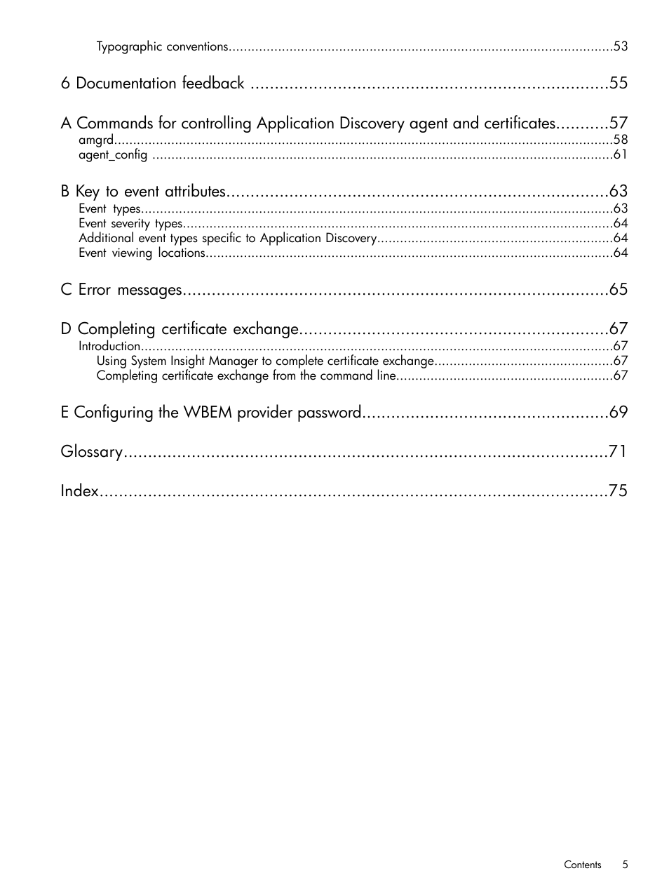 HP Matrix Operating Environment Software User Manual | Page 5 / 79