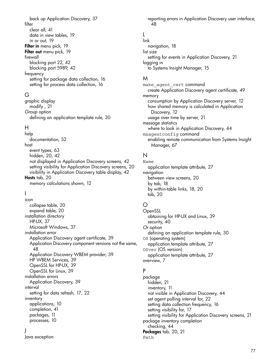 HP Matrix Operating Environment Software User Manual | Page 77 / 79