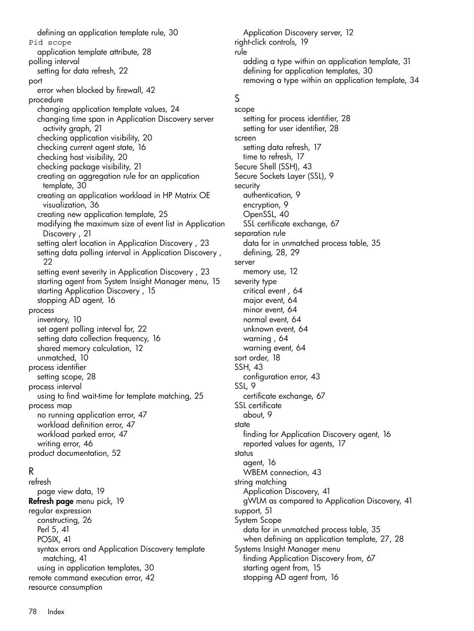 HP Matrix Operating Environment Software User Manual | Page 78 / 79