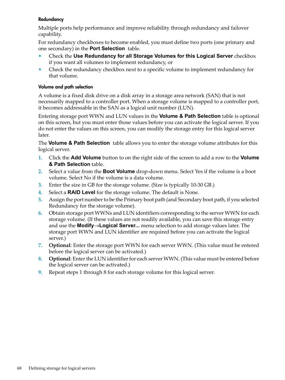 HP Matrix Operating Environment Software User Manual | Page 68 / 104