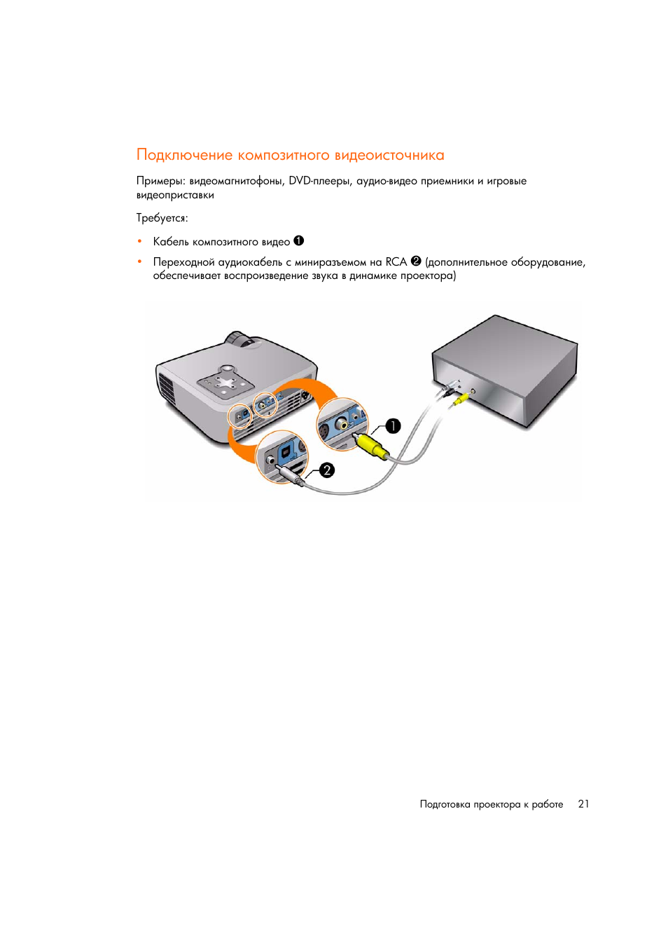 HP Цифровой проектов HP mp2220 User Manual | Page 21 / 66