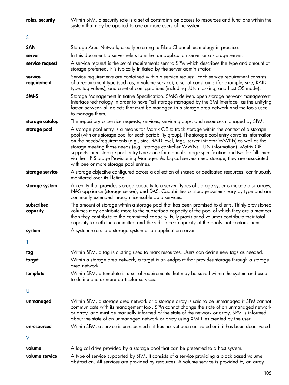 HP Matrix Operating Environment Software User Manual | Page 105 / 107