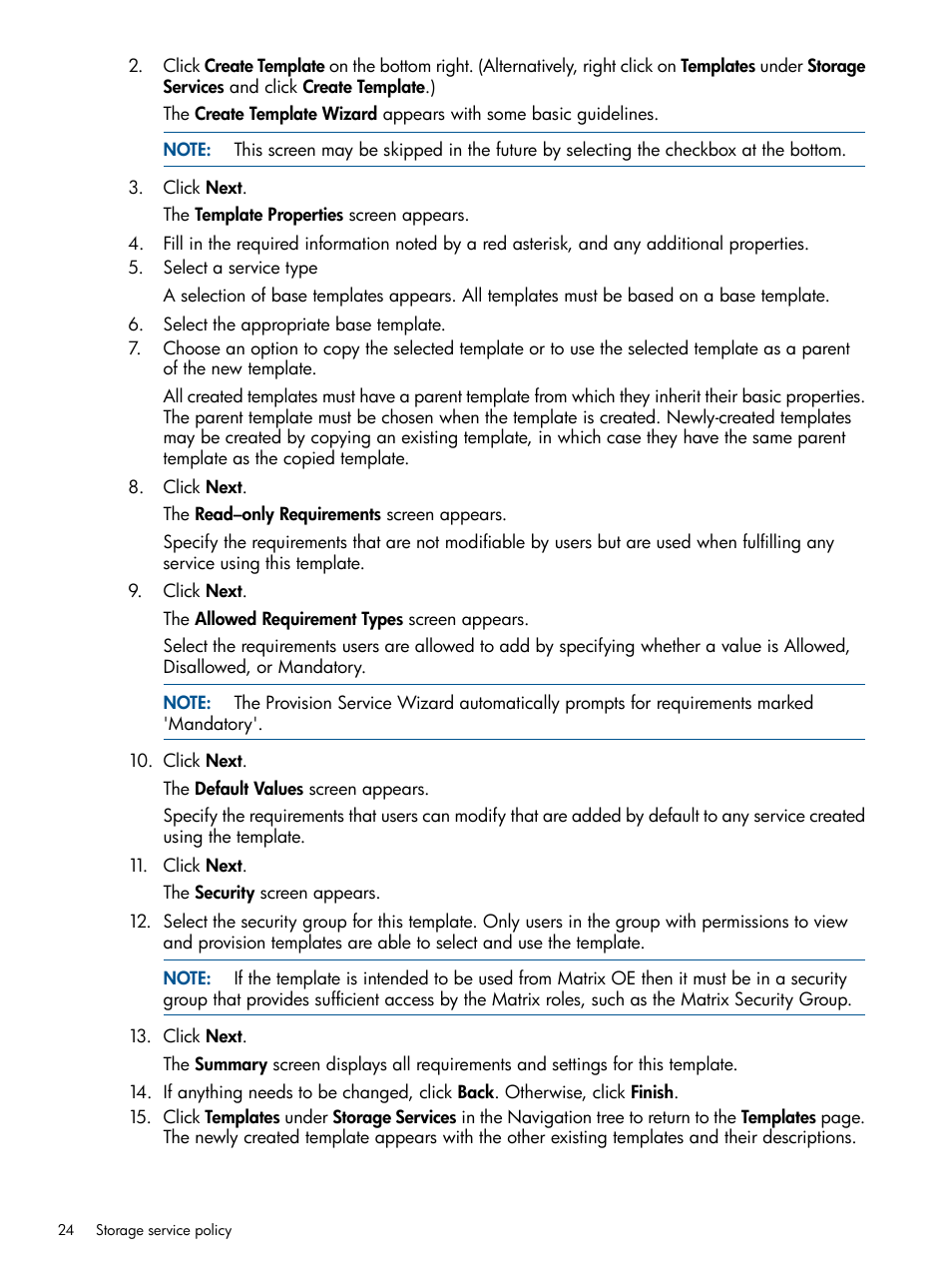 HP Matrix Operating Environment Software User Manual | Page 24 / 107