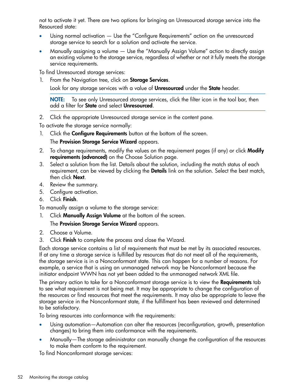 HP Matrix Operating Environment Software User Manual | Page 52 / 107