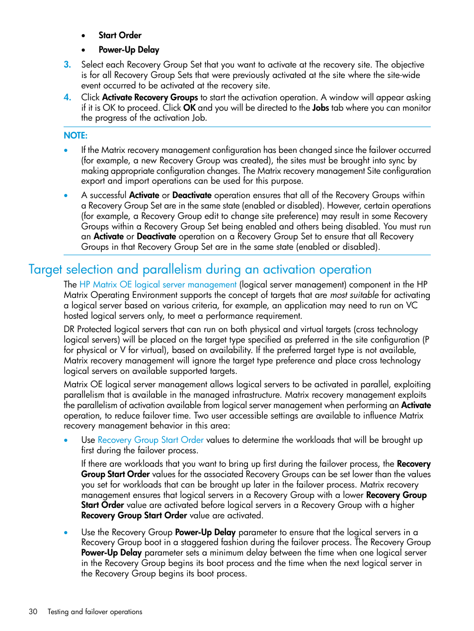 HP Matrix Operating Environment Software User Manual | Page 30 / 74