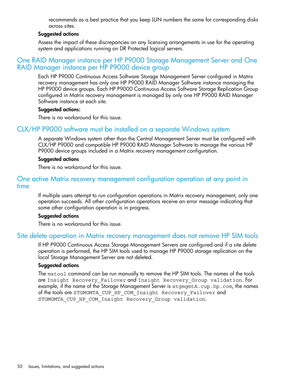 HP Matrix Operating Environment Software User Manual | Page 50 / 74