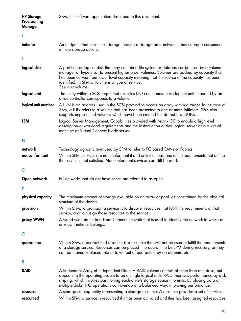 HP Matrix Operating Environment Software User Manual | Page 115 / 120