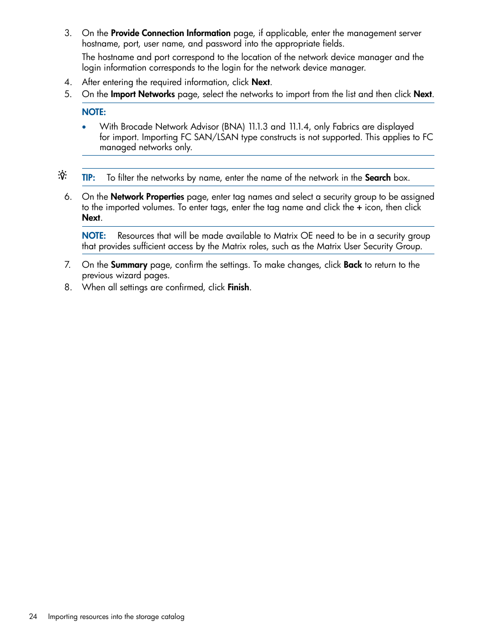 HP Matrix Operating Environment Software User Manual | Page 24 / 120