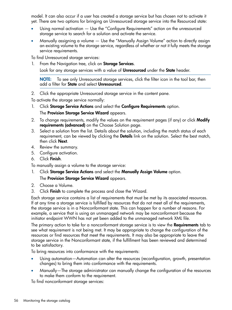 HP Matrix Operating Environment Software User Manual | Page 56 / 120