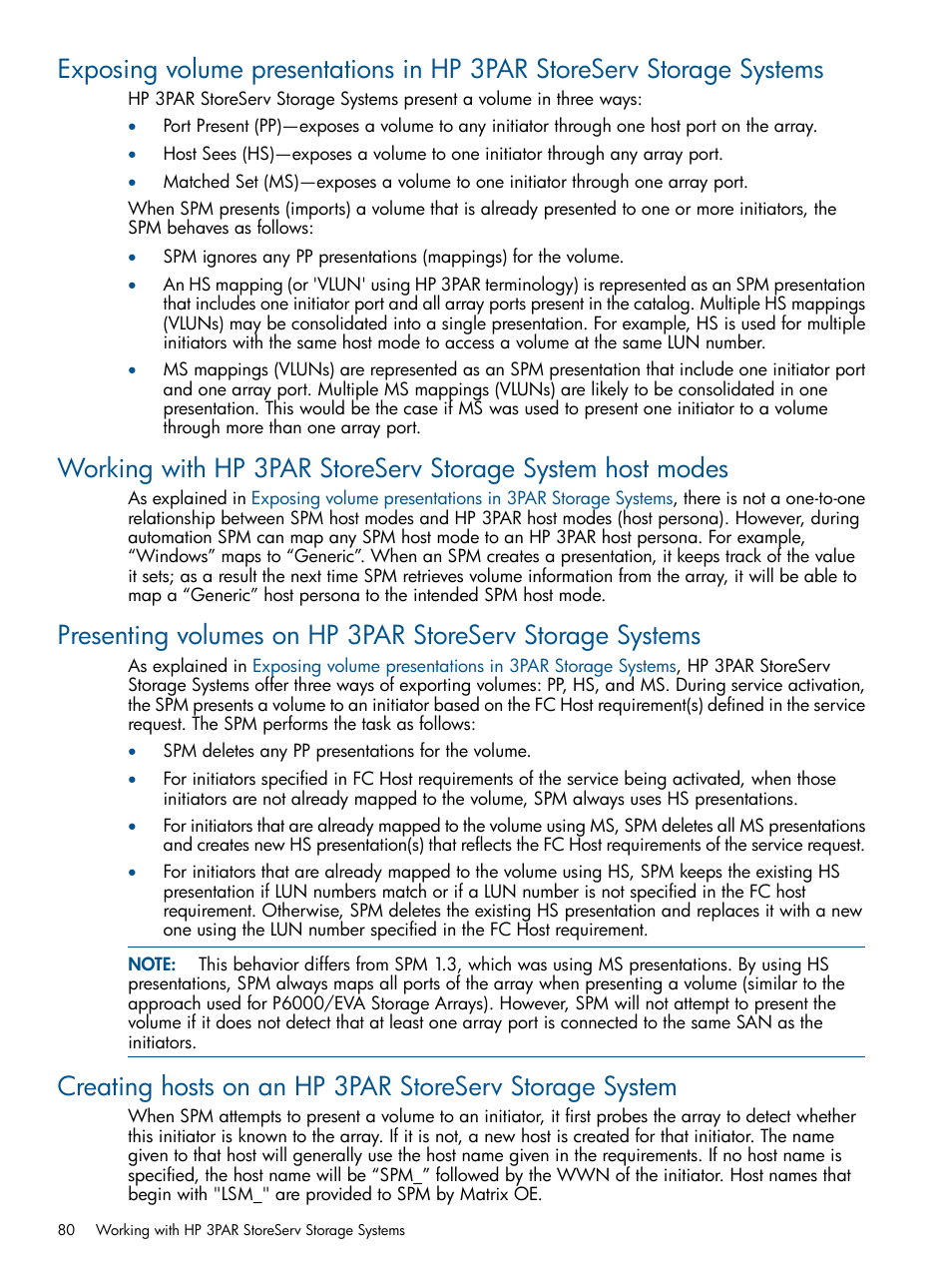 HP Matrix Operating Environment Software User Manual | Page 80 / 120