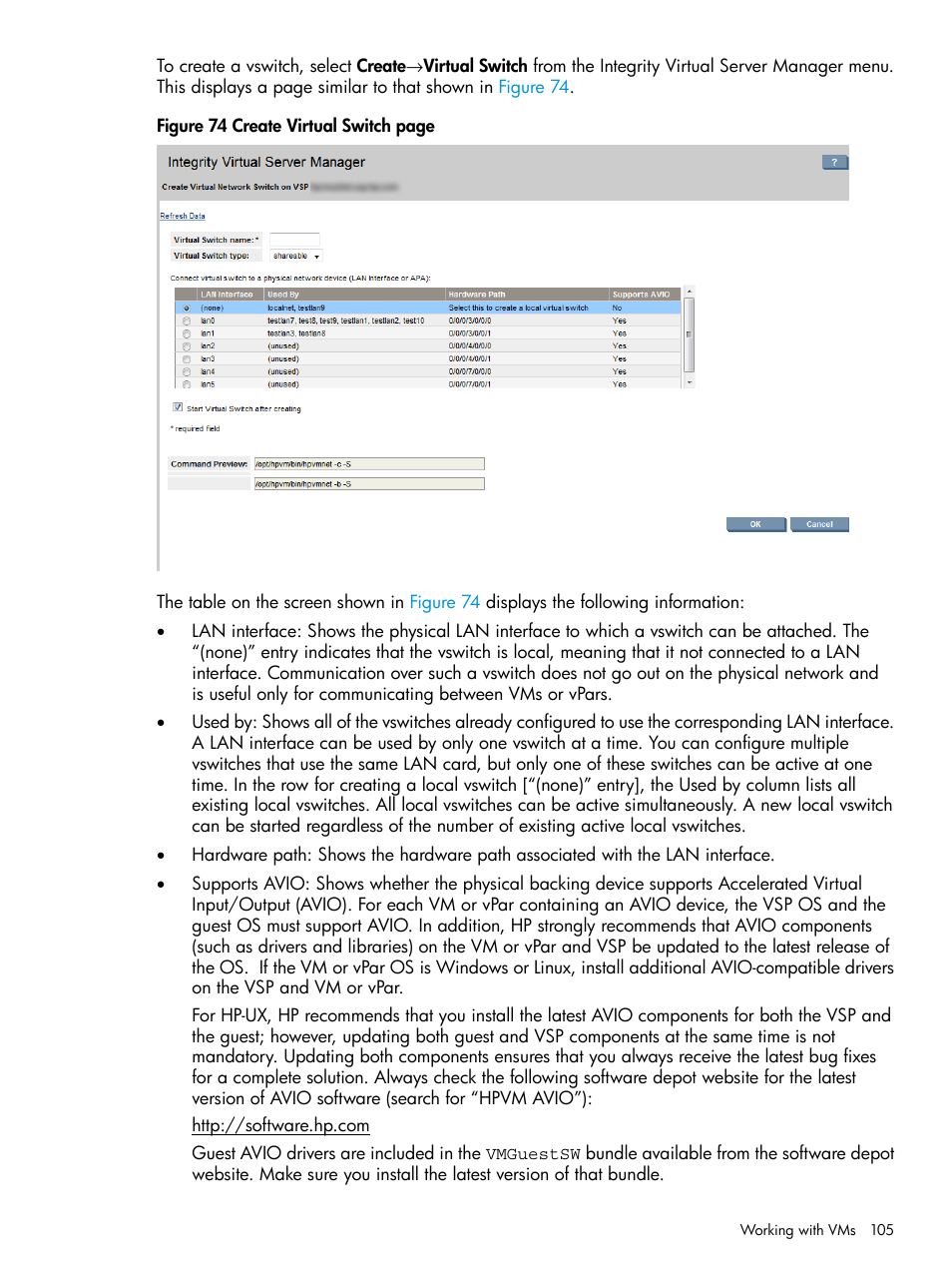 HP Matrix Operating Environment Software User Manual | Page 105 / 152