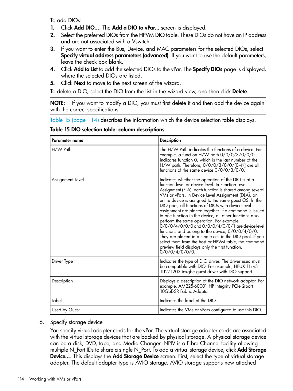 HP Matrix Operating Environment Software User Manual | Page 114 / 152