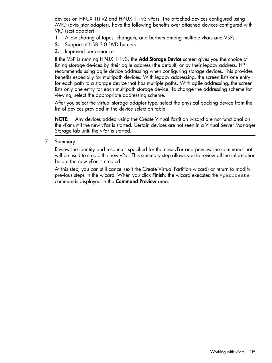 HP Matrix Operating Environment Software User Manual | Page 115 / 152