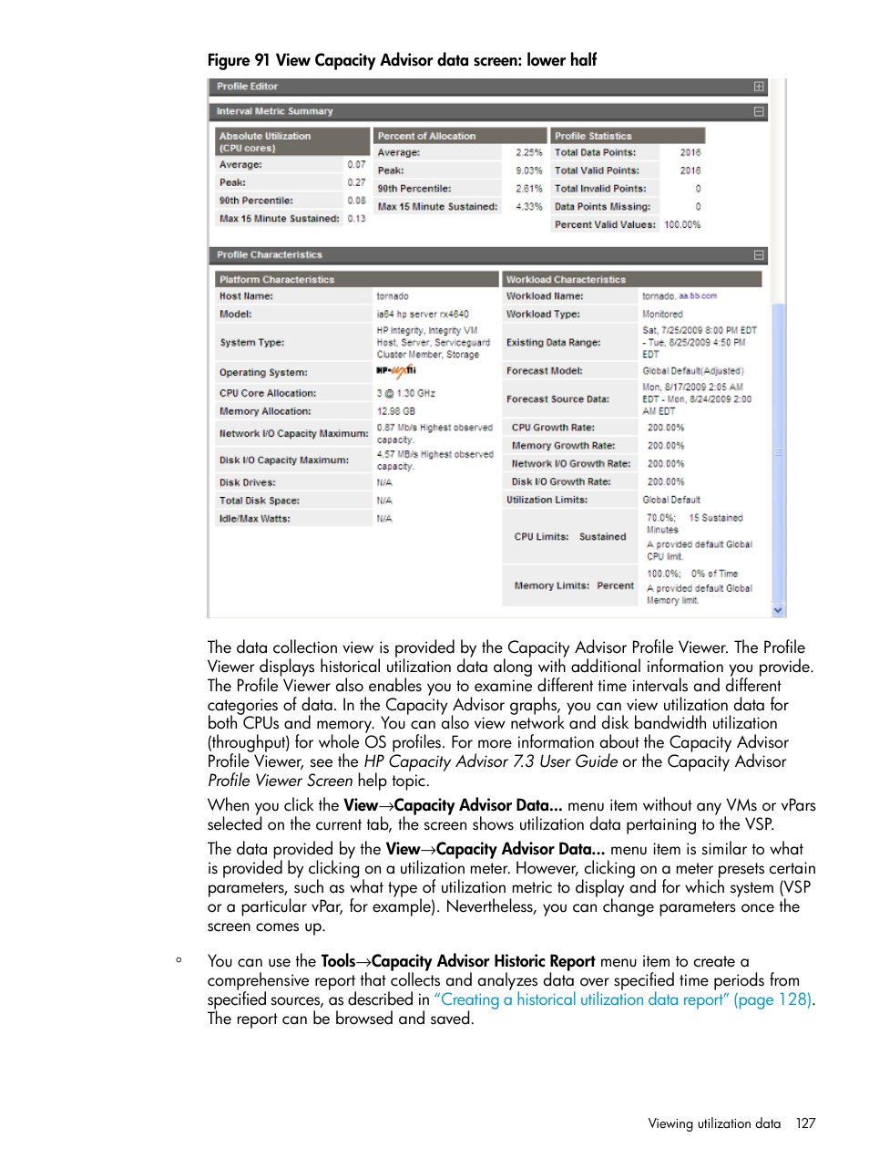 HP Matrix Operating Environment Software User Manual | Page 127 / 152