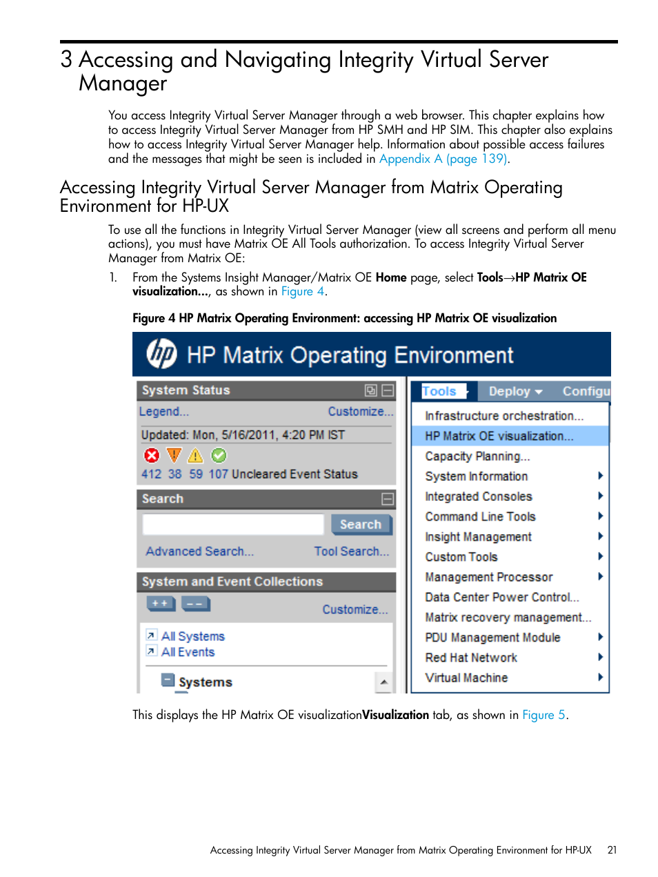 HP Matrix Operating Environment Software User Manual | Page 21 / 152