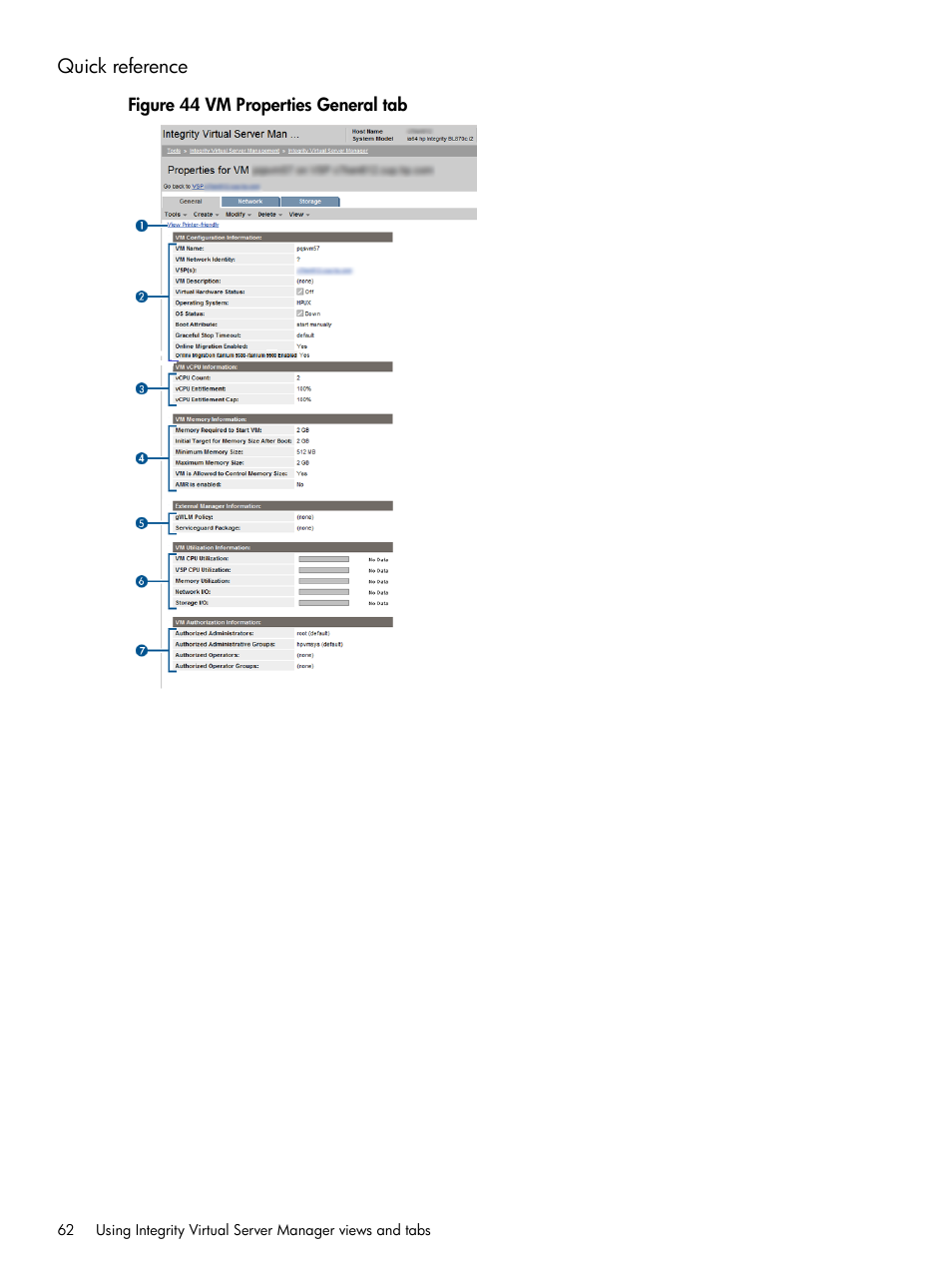 Quick reference | HP Matrix Operating Environment Software User Manual | Page 62 / 152