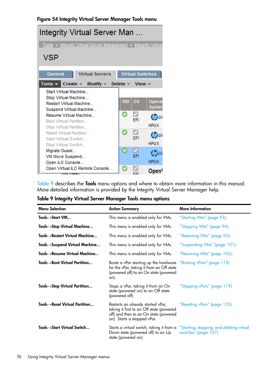 Figure 54 | HP Matrix Operating Environment Software User Manual | Page 76 / 152