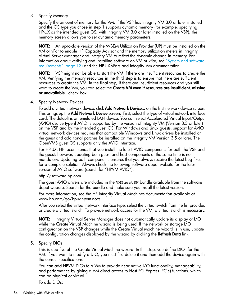 HP Matrix Operating Environment Software User Manual | Page 84 / 152