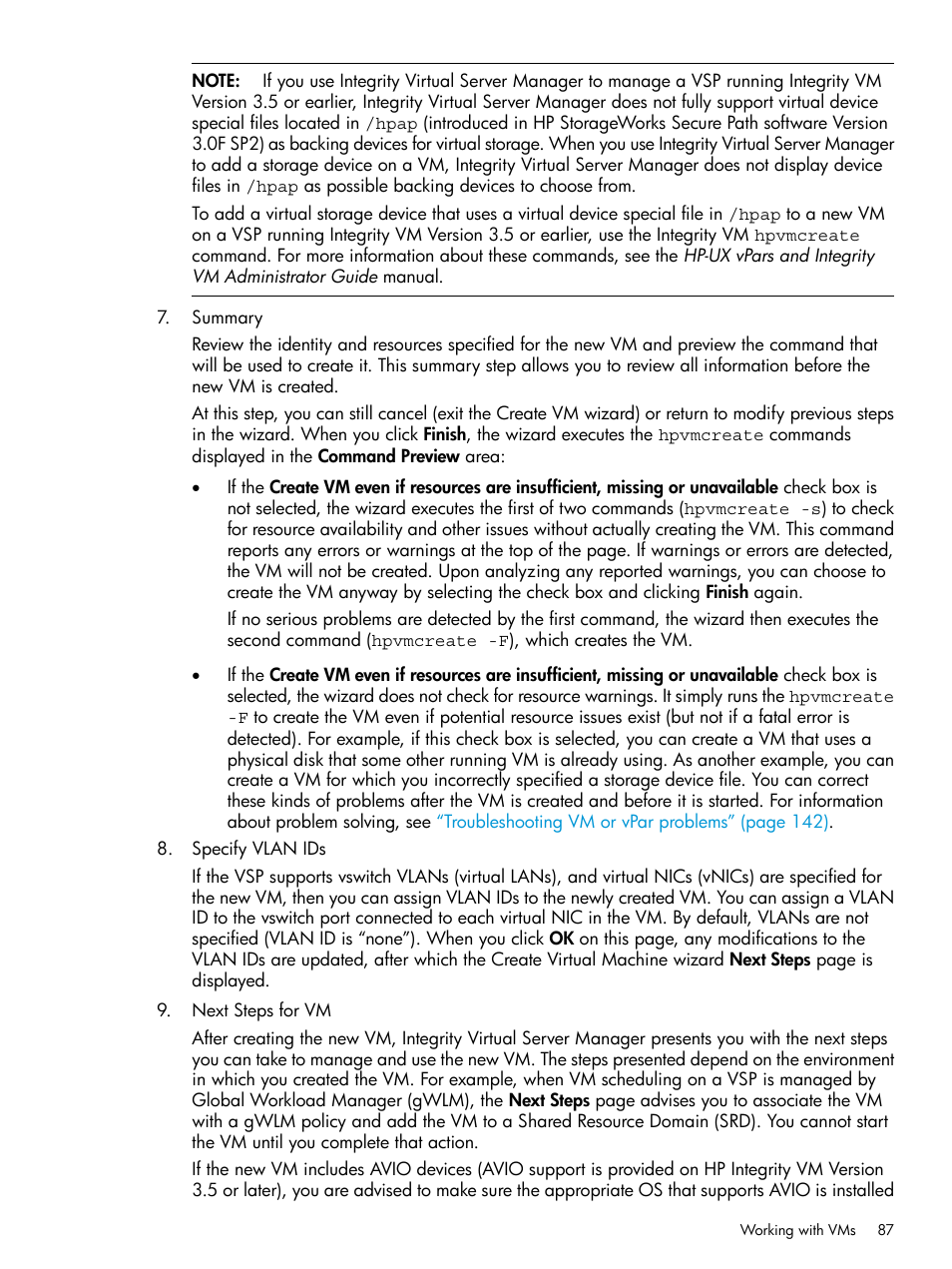 HP Matrix Operating Environment Software User Manual | Page 87 / 152