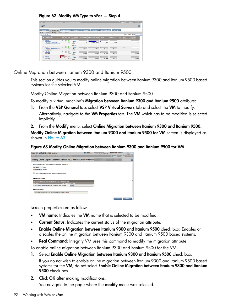 HP Matrix Operating Environment Software User Manual | Page 92 / 152