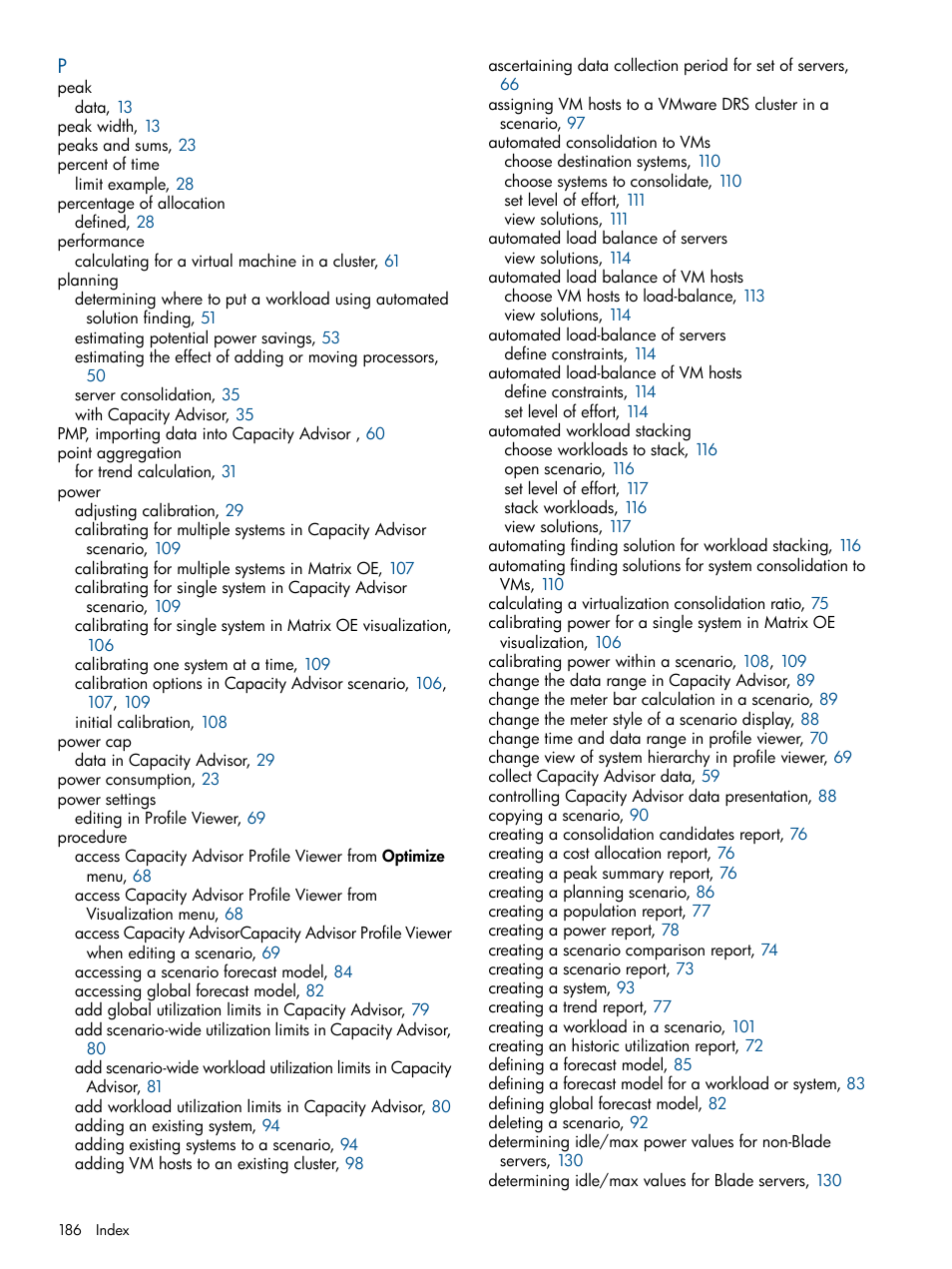 HP Matrix Operating Environment Software User Manual | Page 186 / 189