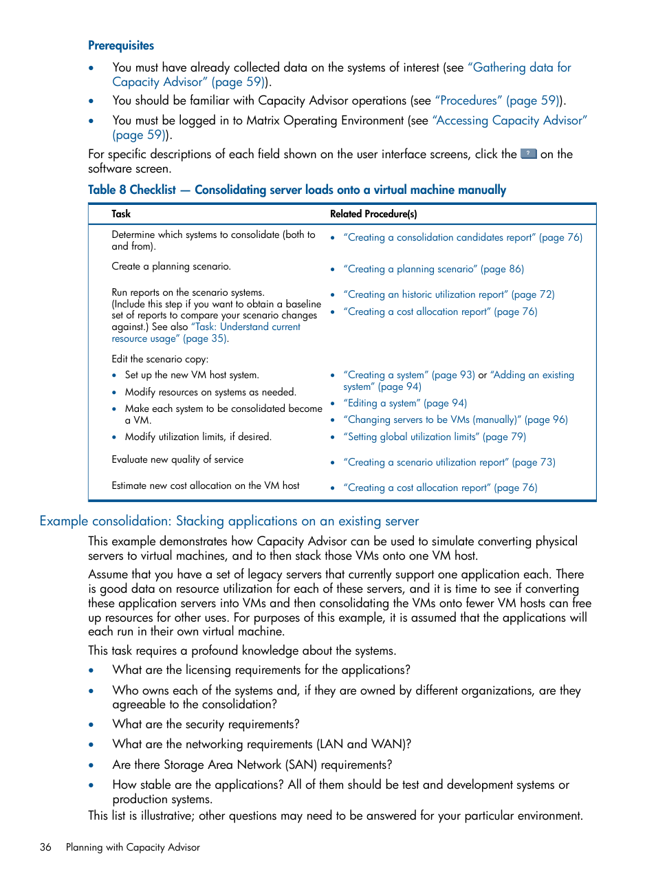 Example | HP Matrix Operating Environment Software User Manual | Page 36 / 189
