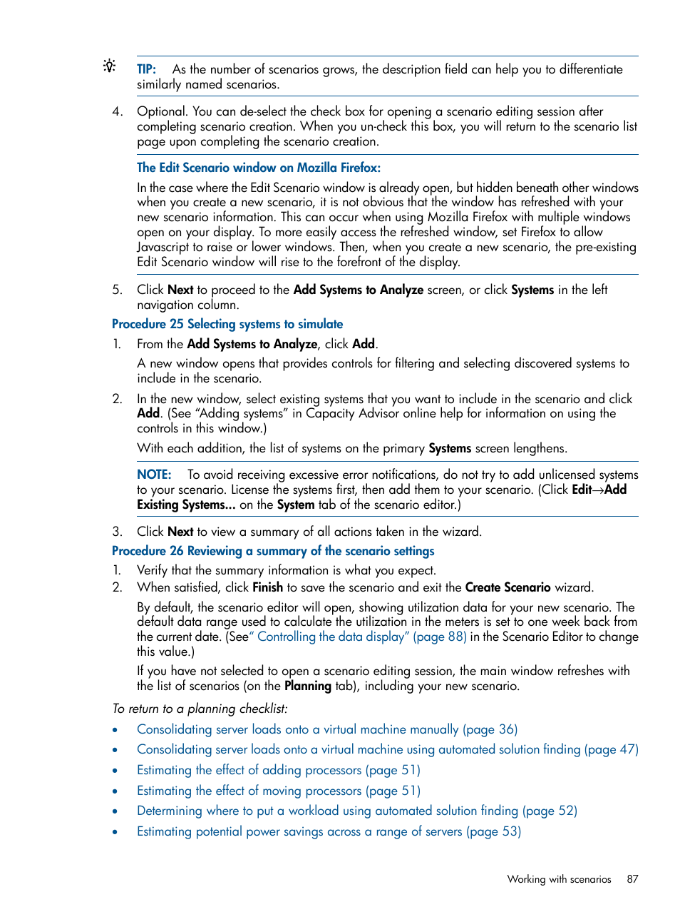 HP Matrix Operating Environment Software User Manual | Page 87 / 189