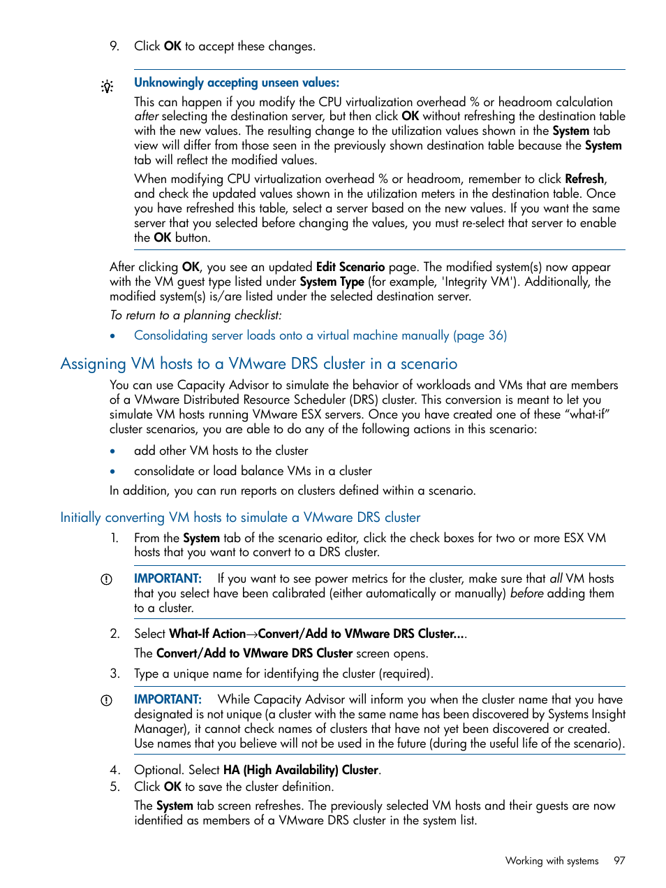 HP Matrix Operating Environment Software User Manual | Page 97 / 189